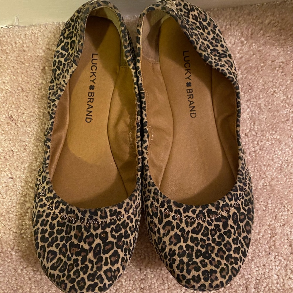 Lucky Brand Cheetah Flats